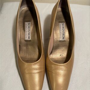 Nordstrom Elegant Savoy Gold Heels